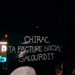 Manifestation contre le chmage et la prcarit le 30 octobre 2003 photo n21 
